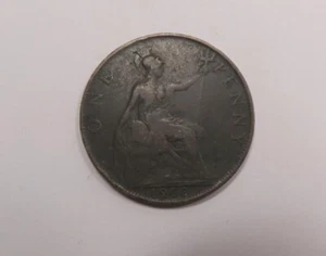 Great Britain Queen Victoria Large Penny 1900 SCARCE - Picture 1 of 2