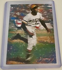 Roberto Clemente #93 Edward Vela #47 of 50 Limited Edition Sketch Art Card