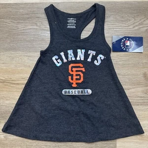 MLB San Francisco Giants Women's Size XS Gray Tank Top Racer Back NWT - Picture 1 of 11