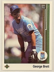 1989 Upper Deck George Brett #215 Baseball Kansas City Royals HOF Hall Of Fame
