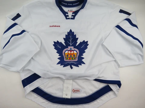 CCM QuickLite Toronto Marlies Game Issued AHL Pro Stock Hockey Jersey 58 GOALIE Cover