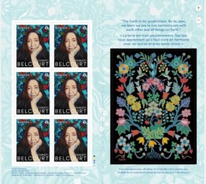 Canada sc#3452a Indigenous Leaders : Christi Belcourt, Booklet Bk, Mint-NH - Picture 1 of 3