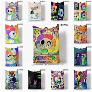 Dandy's World 3D Fleece Blanket Throw Sofa Warm Soft Blanket Flannel Rug Gift - Picture 1 of 16
