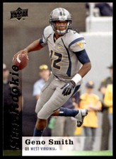 2013 Upper Deck 91 Geno Smith  West Virginia Mountaineers  SR Football Card