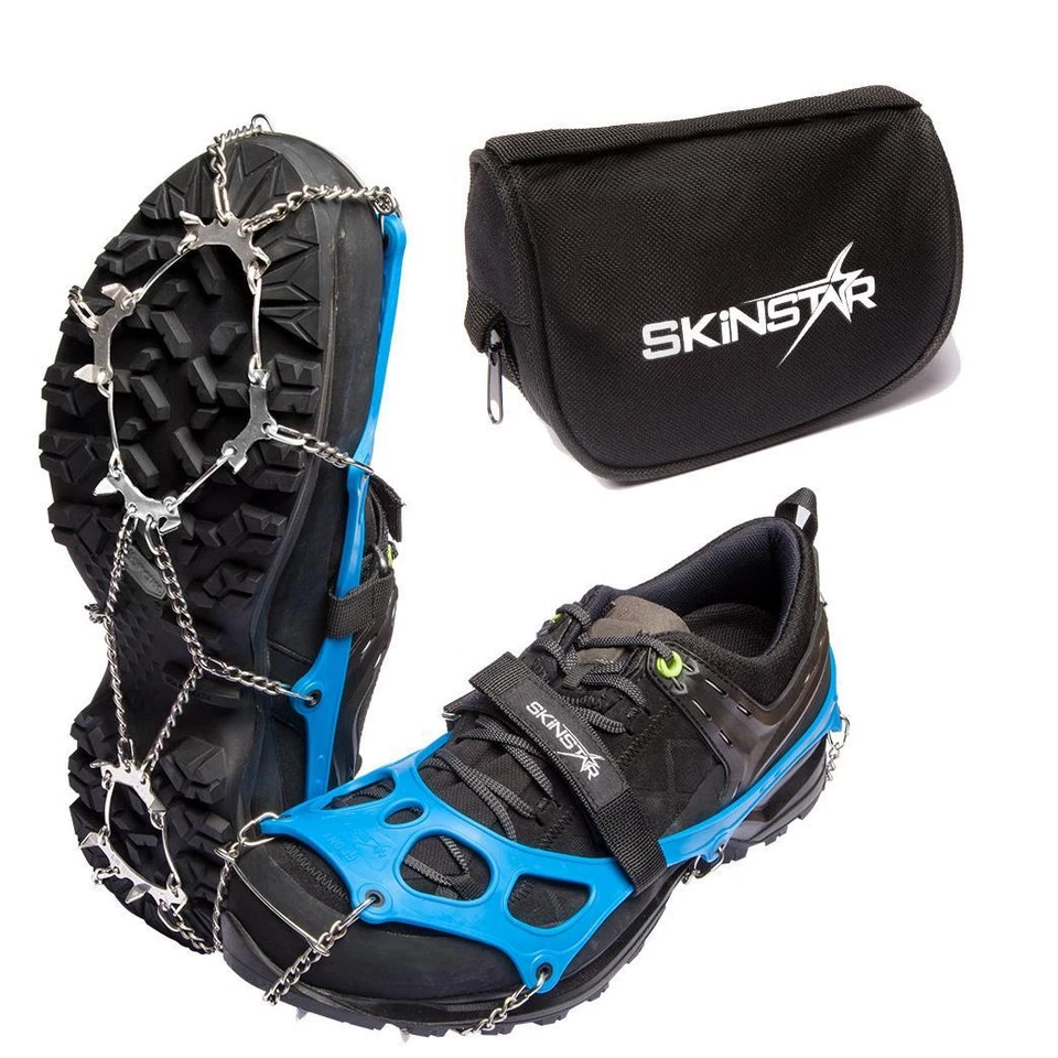 SkinStar TRAIL RUN LIGHT Grödel Steigeisen Eisspikes,Schuhkrallen Spikes - Schuh