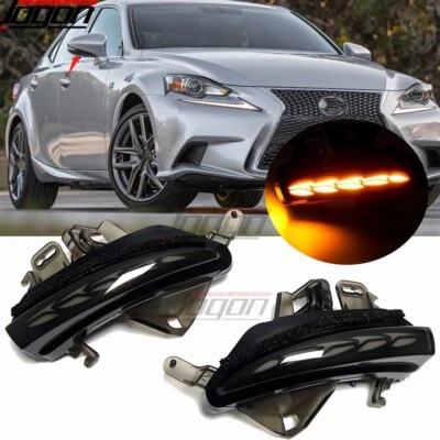 For LEXUS IS XE30 IS250 300 350 IS F Sport 2014-18 LED Dynamic Side Mirror Light - Image 1 of 4