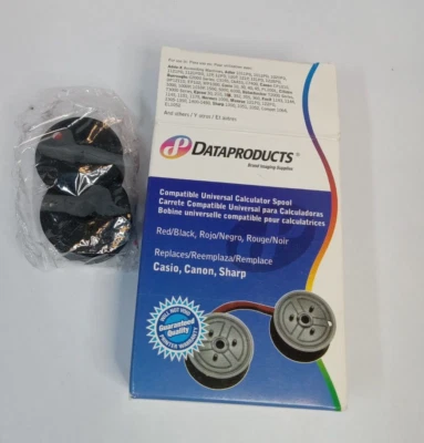 Dataproducts Universal Calculator Spool #R3027 Red and Black Only One in Box  - Image 1 of 4