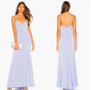 Maxi Vestido Azul Sin tirantes Lovers And Friends Baby - Grande - Imagen 1 de 2