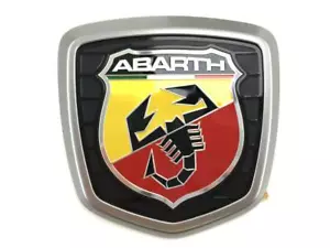 BACK EMBLEM LOGO 735627436 F500 Abarth New Original - Picture 1 of 5