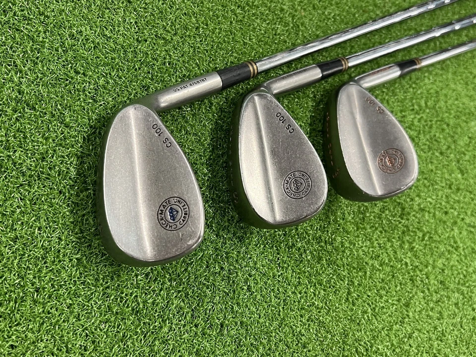 Carbite Golf Check Mate CS 100 (3) Wedge Set PW SW LW Right Handed Steel Stiff - Image 1 of 4