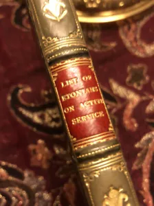 1918 A List of Etonians on Active Service : Fine Binding : Eton College / School - Bild 1 von 11