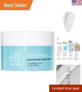 SKIN Holy Hydration Night Cream 1.76 Oz - Infused with Jojoba Oil & Cucumber EX - Picture 1 of 8