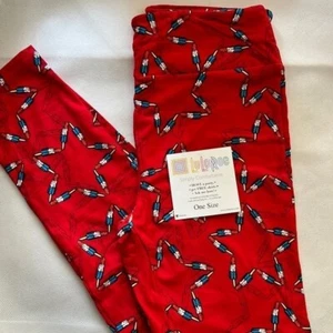 ¡¡¡NUEVO!!! Leggings Popsicle Americana OS LuLaRoe - Imagen 1 de 5