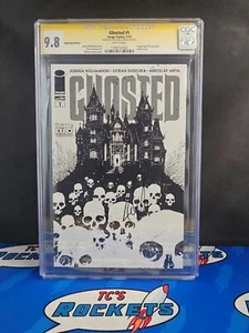 Classificato CGC 9.8 Ghosted #1 Immagine 2013 Firmato Williamson Expo Schizzo Variante - Foto 1 di 3