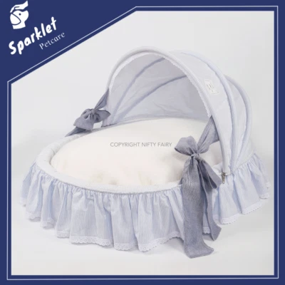 NIFTY FAIRY Four Season Removable & Washable Pet Cradle Bed Blue AU STOCK - image 1 of 4