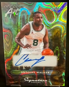 2025 Leaf Signature Series Antoine Walker Classic Art #CA-AW1 Gold Lava 01/01 - Picture 1 of 2