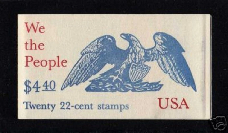 USA BOOKLET SC# BK162 WE THE PEOPLE 22c. - BKLT OF 20  MNH - PL# 1111 - Image 1 of 1