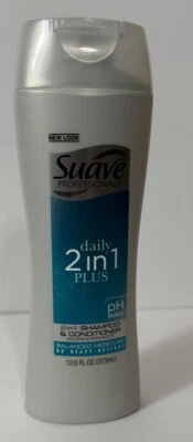 1-Suave Professionals Daily 2 in 1 Plus Shampoo Conditioner Moisture 12.6oz NEW - Image 1 of 2