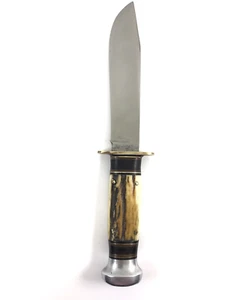 1921-22 Marble's 5" IDEAL Knife Stag Handles Full Hilt Large Nut RARE!! 9674-NNX - Picture 1 of 12