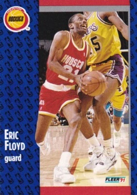 ERIC "Sleepy" FLOYD 1991-92 Fleer - Image 1 of 2