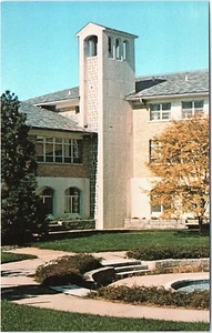CT Postcard Wilton Conn Inner Court of the Motherhouse School Sisters Notre Dame - Picture 1 of 2