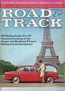 1963 Sunbeam Alpine Series 3 & BMW 1500 tested/featured in vintage Road & Track - Imagen 1 de 3