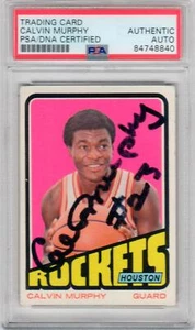 1972-73 Topps #31 Calvin Murphy signed Houston Rockets PSA/DNA auto - Picture 1 of 1