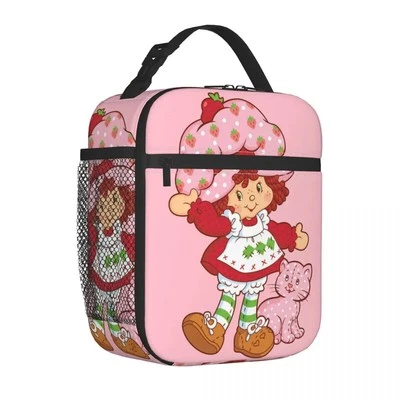 New Strawberry Shortcakes Insulated LunchBag Cooler Bag Meal Lunch FoodBag manga - Image 1 of 4