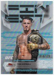 UFC - 2025 Topps Finest - Tom Aspinall - Serialized Refractor - 18/175 - #120 - Bild 1 von 3