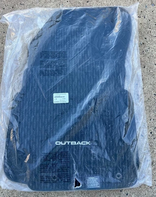 2015-2019 年斯巴鲁 Outback 原始设备制造商黑色脚垫 4 件套 J501SAL000 ~ 全新/密封 — 第 1/4 张图片