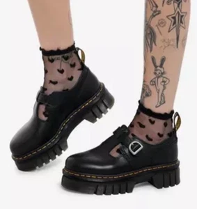 Mocassino Dr Martens Audrick Platform Mary Jane con fibbia taglia 10 - Foto 1 di 6