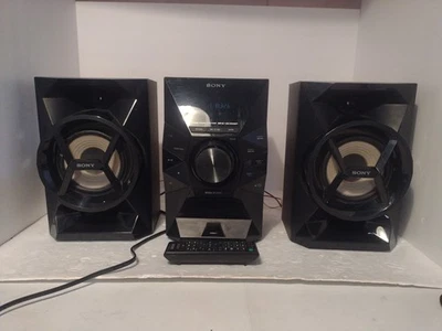 Sony MHC-EC619iP CD Radio iPod iPhone Home Audio System W Remote Tested Working  - Image 1 of 4