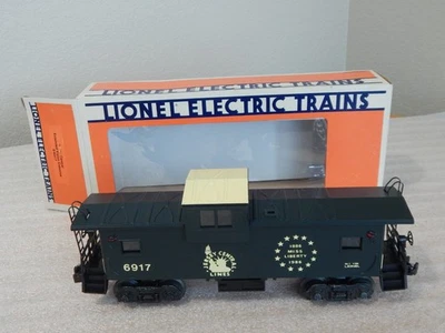 Lionel 6-6917 O Gauge Jersey Central Miss Liberty Wide Vision Lighted Caboose - Image 1 of 4