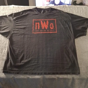 WWE NWO New World Order Wolf Pac T-Shirt 5XL Black/Red 2017 World Wrestling - Picture 1 of 6
