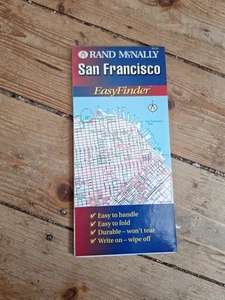 Rand McNally San Francisco Laminated Easy Wipe Travel Road Map - Picture 1 of 6
