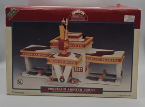 Jukebox Junction STAN'S DRIVE-IN Porzellan beleuchtetes Haus (getestet & funktionsfähig) 1998 - Bild 1 von 6