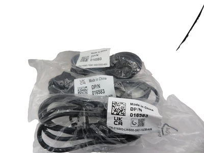 New 3 x Black Dell 1.8 m IEC Computer Power Cables DP/N016583 - Image 1 of 4