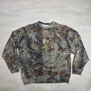 Liberty Realtree Camo Crewneck Pullover Sweatshirt Mens XL Hunting - Picture 1 of 8
