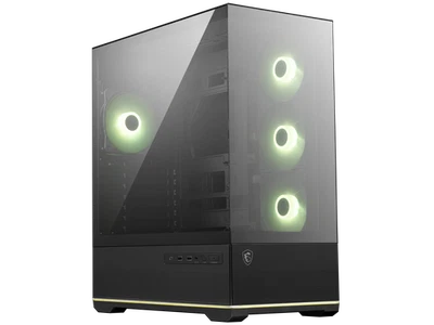 MSI MAG PANO 110R PZ - Mid-Tower Gaming PC Case - Tempered Glass Side Panel - 4 - Image 1 of 4