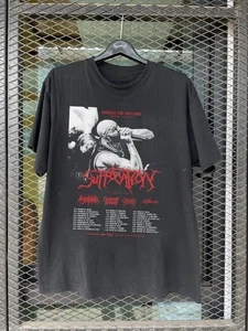 Camiseta SUFFOCATION ABRACE THE SUFFERING EU UK TOUR 2025 Talla Completa S-5XLKK354 - Imagen 1 de 3