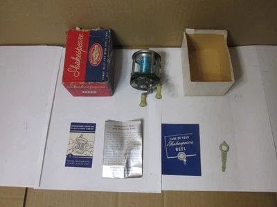 Carrete de cuerda vintage clásico Shakespeare Level 1972 con caja, hecho en EE. UU. Foto 1 de 4