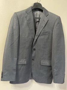 Blazer de hombre Ermenegildo Zegna Saks Fifth Ave calce ajustado 36S gris lana traje chaqueta - Imagen 1 de 21