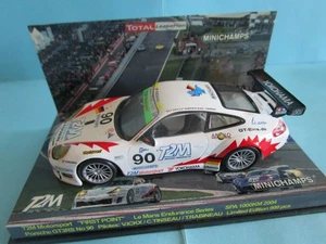 MINICHAMPS PORSCHE 911 GT3 RS 1000 KMS SPA 2004 T2M TAMIYA VANINA ICKX 1/43 - Foto 1 di 6