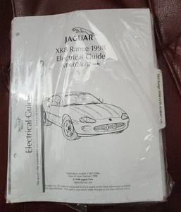 1998 Jaguar XK8 & XKR Electrical Guide Shop Manual Wiring Diagrams AKA Schematic - Picture 1 of 2