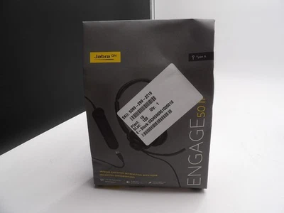Jabra Engage 50 II USB-A Wired Headphones Black 5099-299-2219 - Image 1 of 3