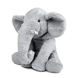 Plush Giant Elephant Stuffed Animal, Soft Huggable Cute Elephant Plush Toy - Picture 1 of 8