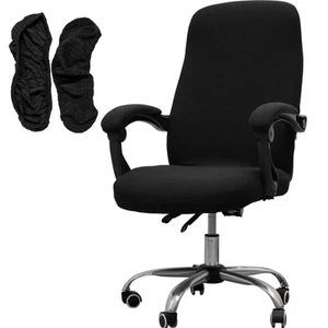 Melaluxe Office Chair Cover with Armrest Covers Universal Stretch Desk Chair - Picture 1 of 6