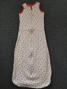 🍒 Mädchen Sommer Schlafsack 110cm, Weiß mit Kirschen 🍒, Poco Piano - Bild 1 von 6