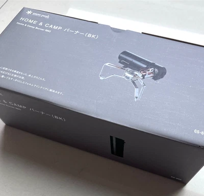 Snow Peak HOME & CAMP Burner GS-600BK Black Camping Butane Gas Stove - Image 1 of 4