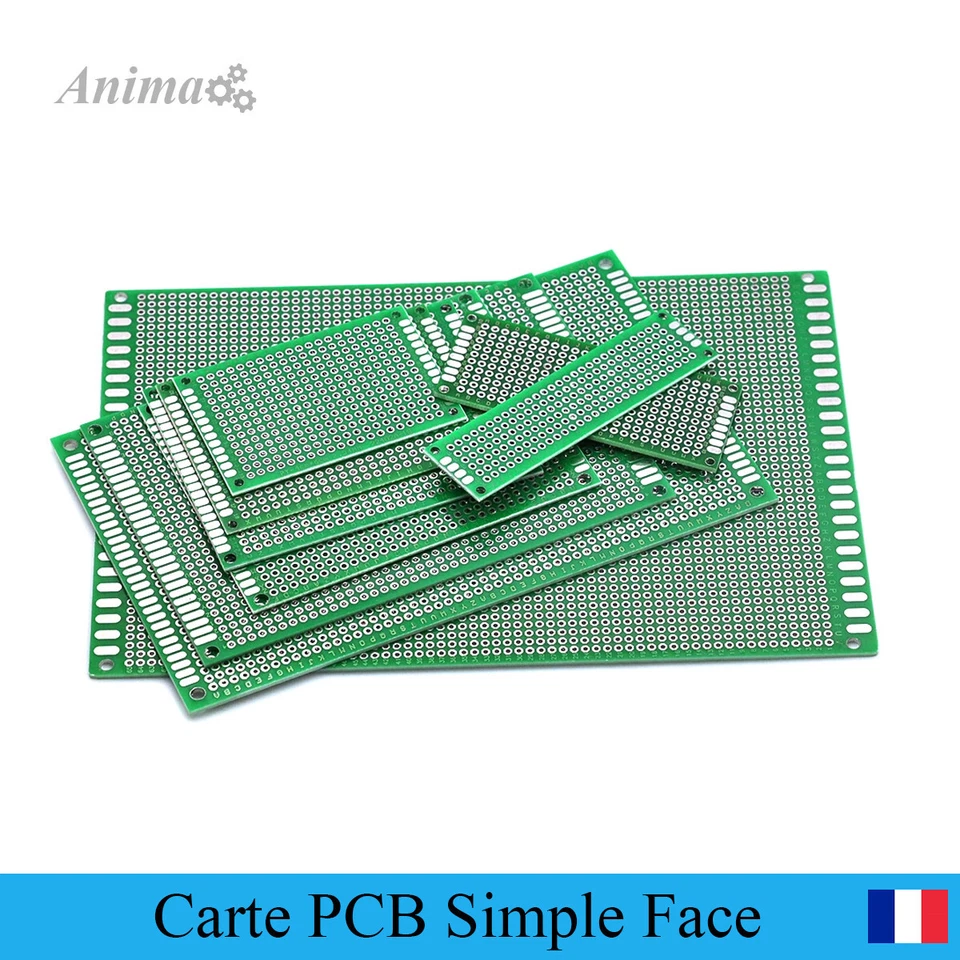 Carte Simple Face Pastille Epoxy haute qualité Prototypage PCB Board (2.54mm) - Photo 1/1